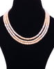 Luminous Half Round Multi-Color Freshwater Pearl Necklace