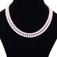 Seamless Perfect Round White Freshwater Pearl Necklace