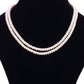 Treasured Half Round White Freshwater Pearl Necklace