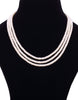 Beautiful Half Round White Freshwater Pearl Necklace
