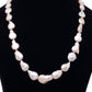 The Queenly White Baroque Freshwater Pearl Necklace Set