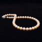 Round Natural-Color Golden South Sea Saltwater Pearl Necklace, 9.2-11.9mm – AA+ Quality