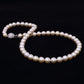 Round Light Champagne Color White South Sea Saltwater Pearl Necklace, 8.5-8.8mm – AA+ Quality