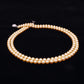 Round Golden Japanese Akoya Saltwater Pearl Necklace, 5.4-8.5mm – AAA Quality