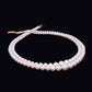 The Classic Round White Freshwater Pearl Graded Necklace