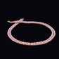 Unique Half Round Lavender Freshwater Pearl Necklace