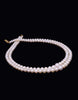 The Pure Round White Freshwater Graded Pearl Necklace