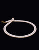 Treasured Half Round White Freshwater Pearl Necklace