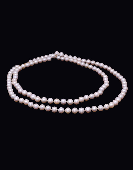 Royal White Freshwater Pearl Necklace