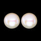 Elite Collection White Freshwater Pearl Stud Earring