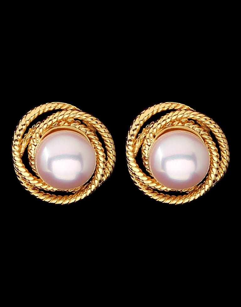 Freshwater Pearl Fancy Stud Earrings