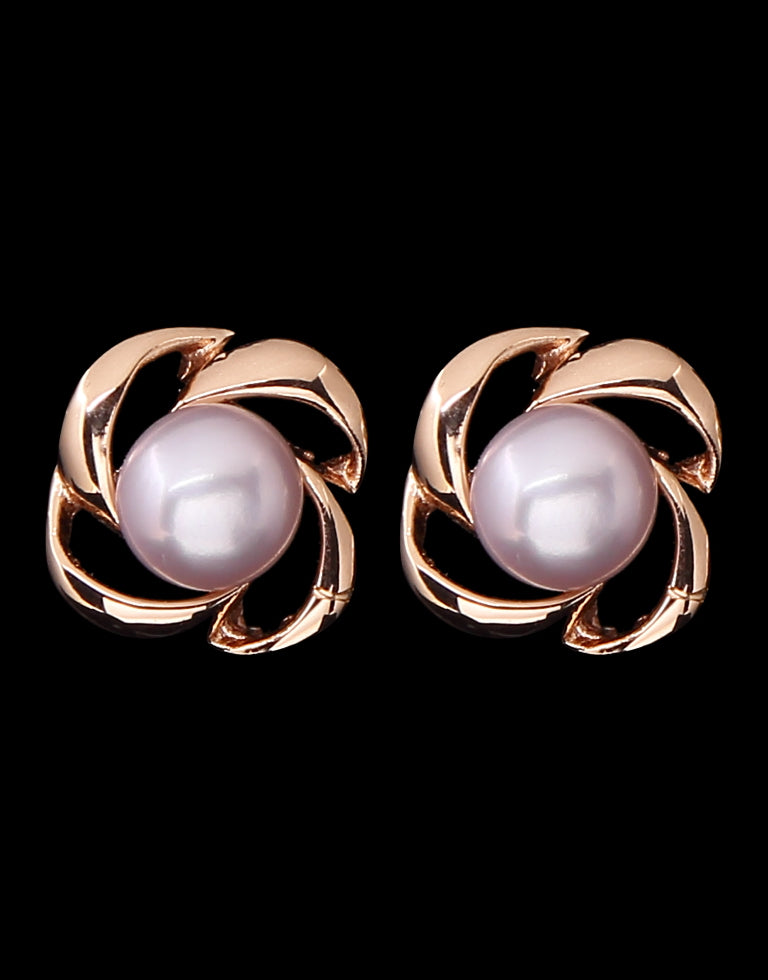 Lovely Freshwater Pearl Fancy Stud Earrings