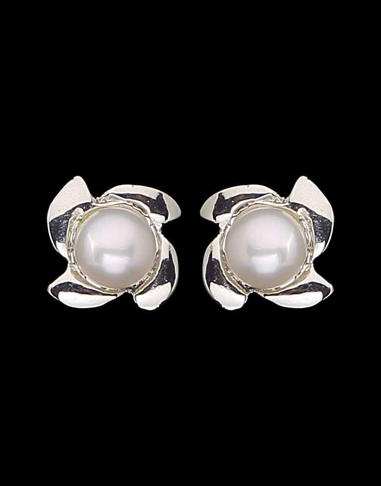 Elegant Freshwater Pearl Fancy Stud Earrings