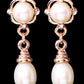 Freshwater Pearl with Cubic Zircon Fancy Stud Earrings