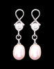 Beautiful Freshwater Pearl With Semi Precious Stone Fancy Stud Earrings
