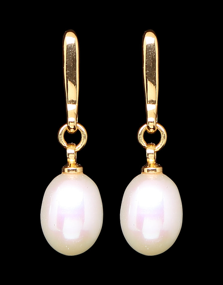 Details 200+ pearl earrings hanging gold best