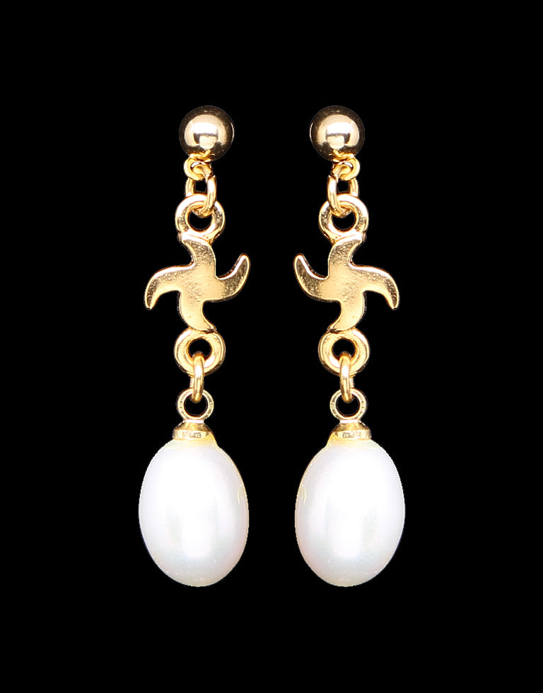 Alluring Freshwater Pearl Fancy Stud Earrings