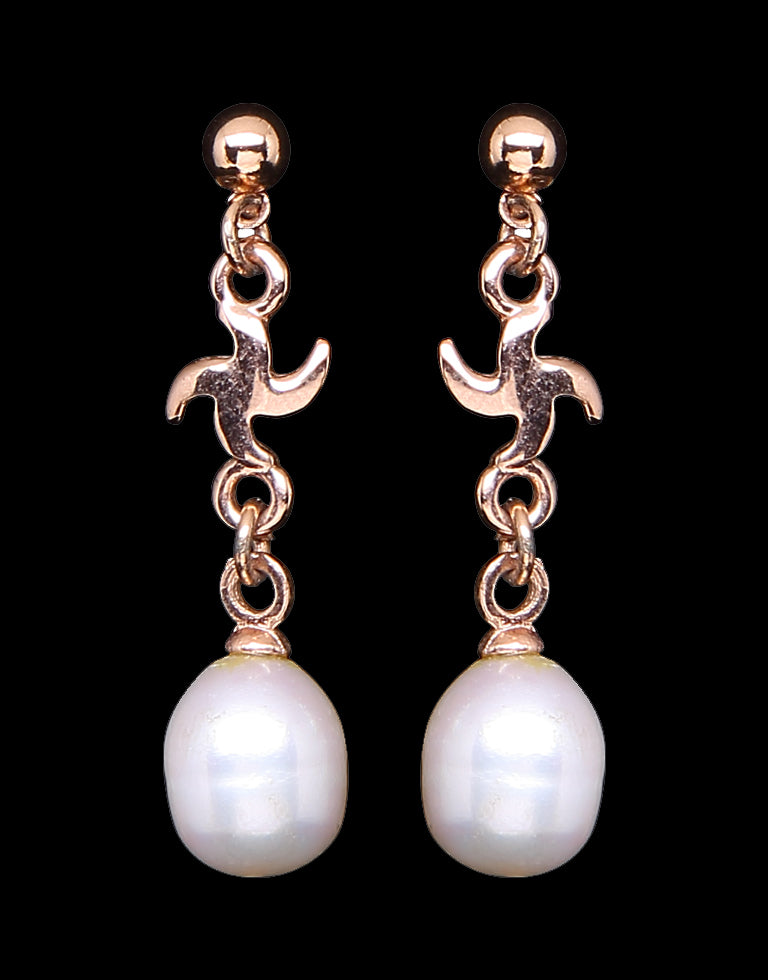 Alluring Freshwater Pearl Fancy Stud Earrings
