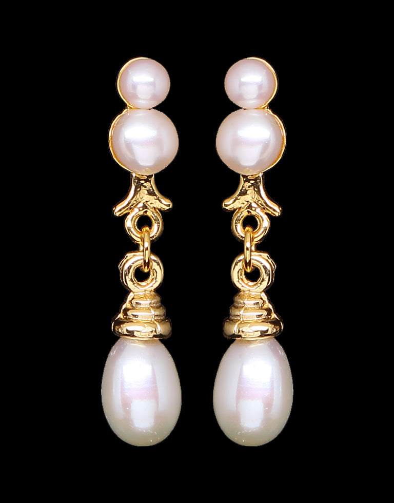 Freshwater Pearl Fancy Stud Earrings