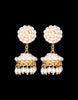 Traditional Freshwater Rice Pearl Tops With Jhumka Changeable