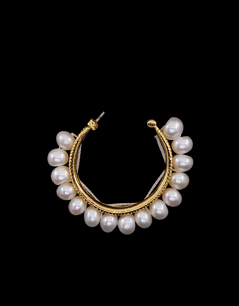 White Freshwater Pearl Traditional Round Bali