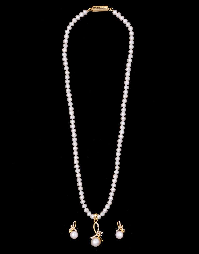 Pearl Beads Jewellery Hyderabad Pearl Necklace Designs Charming