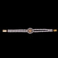 Precious Freshwater Pearl Bracelet with Semi Precious Stone Studded Centre Piece