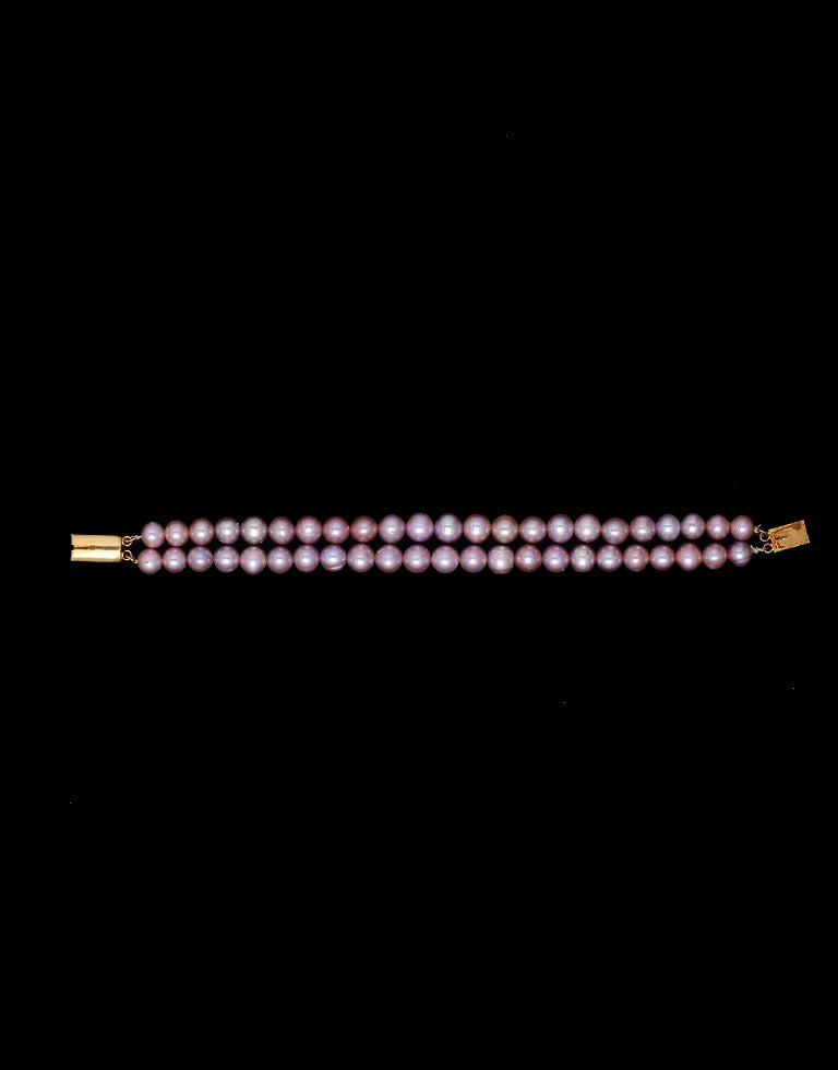 Luxurious Lavender Freshwater Pearl Bracelet