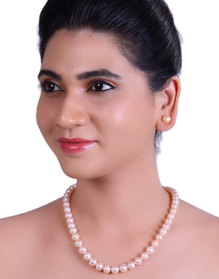 Precious Pink Freshwater Pearl Necklace