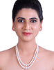 Round White - Lusturous Freshwater Pearl Graded Necklace