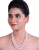 Round White - Lusturous Freshwater Pearl Graded Necklace