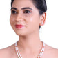 White Freshwater Pearl With Real Coral & Gold Cutrings