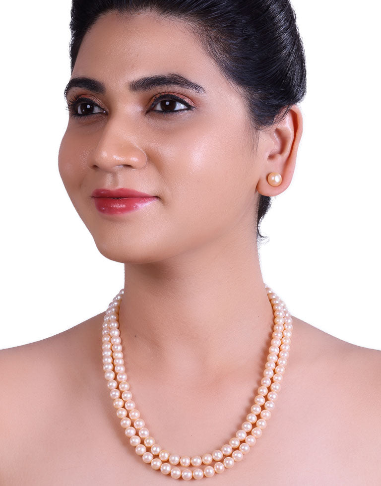 The Royal Pink Freshwater Pearl Necklace