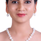 The Opulent White Baroque Freshwater Pearl Necklace Set