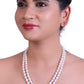 Stunning White Freshwater Oval Shape Pearl Necklace