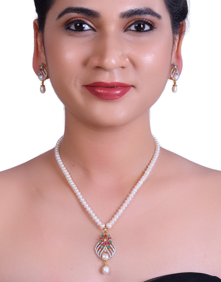 Eternal Flower Freshwater Pearl Set