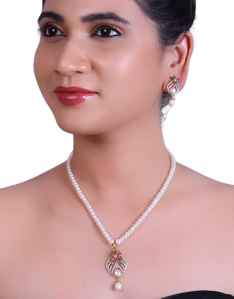 Eternal Flower Freshwater Pearl Set