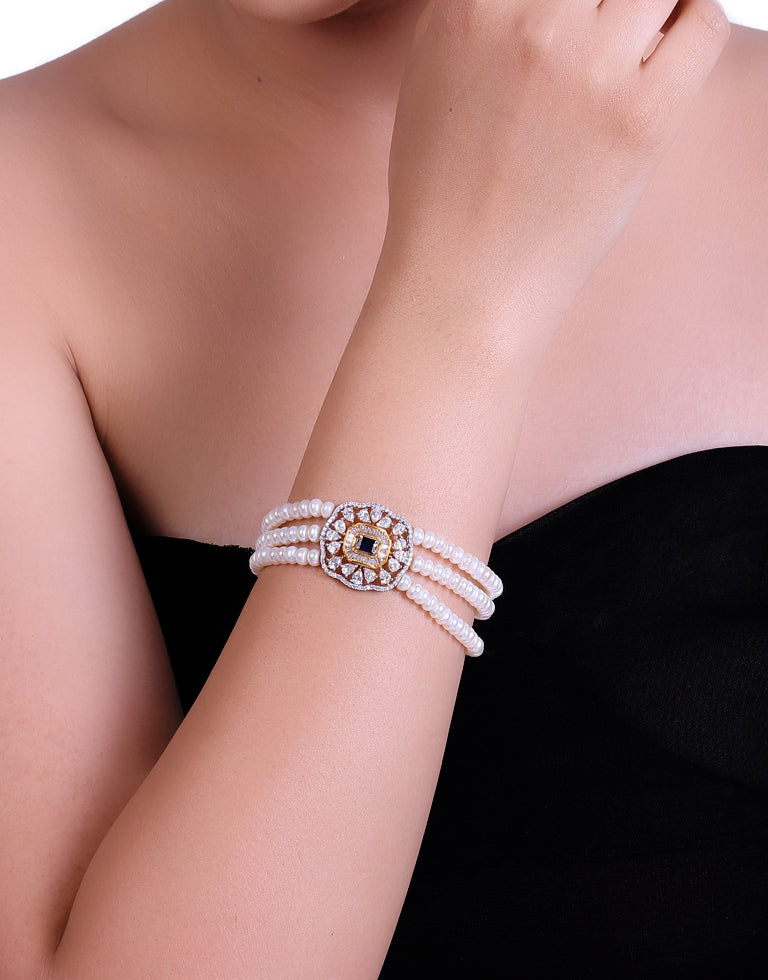 Baroque Pearl Choker, Studs, Bracelet & Ring Set – Ethnic Andaz