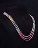 Neutral Colour  Rainbow Beads  Pearl Necklace