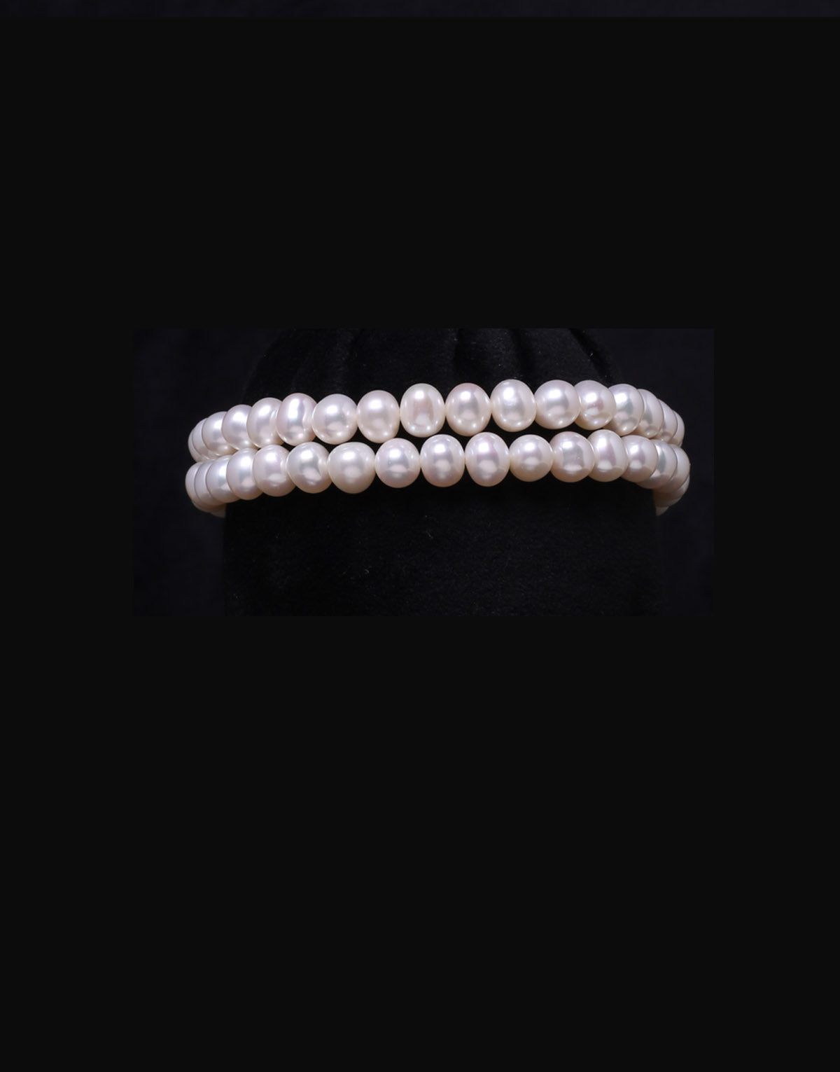 Freshwater Round White Pearl Bracelet