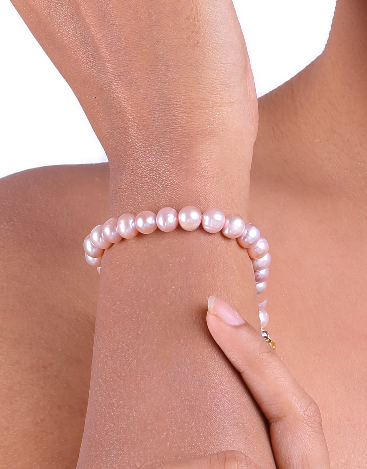 Lavender Freshwater Pearl Bracelet