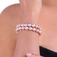 Drop Shape Freshwater Lavender Pearl Bracelet