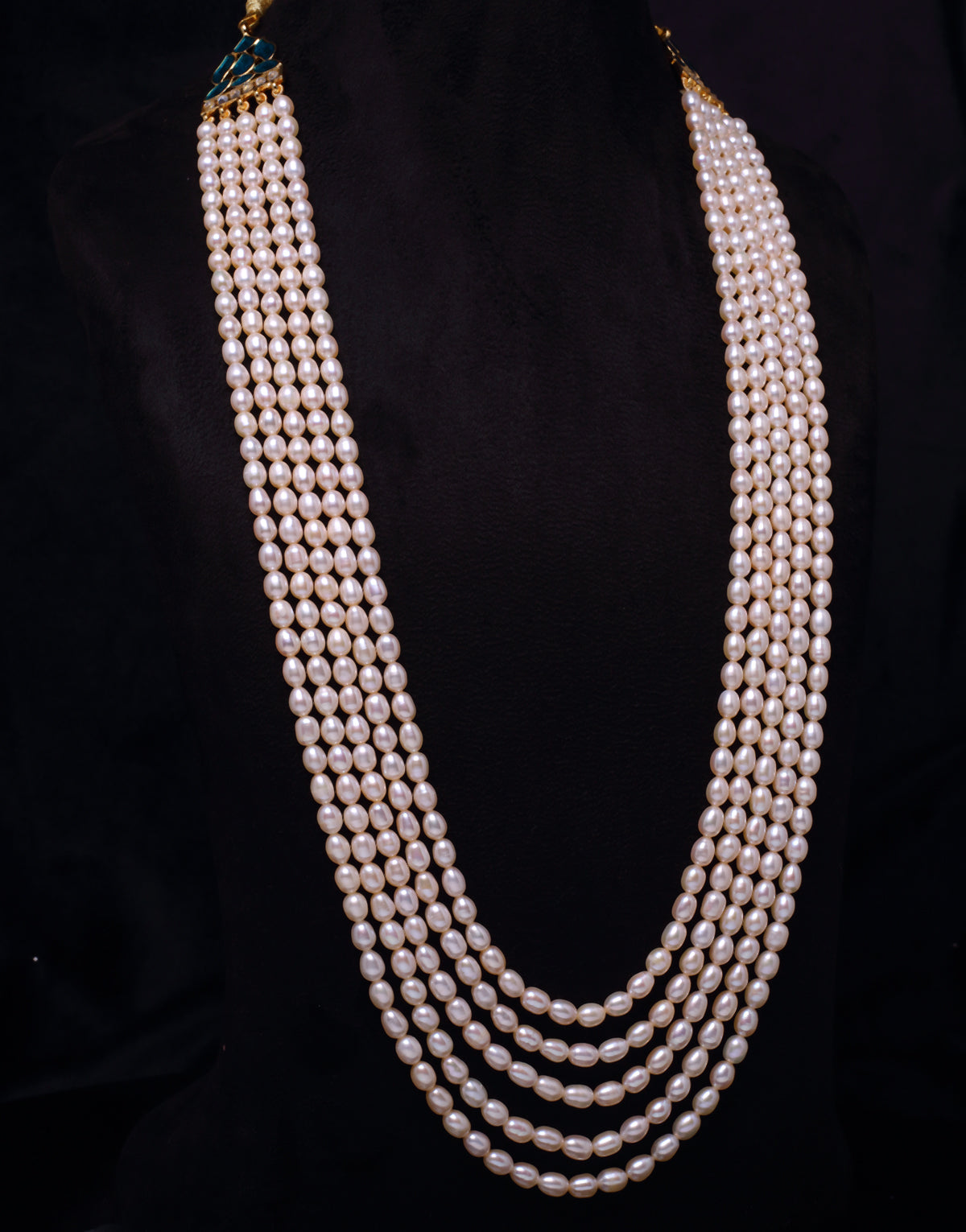 Make it a big show pink pearl necklace
