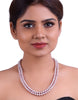 Rosy Cultured Freshwater Pearl Necklace