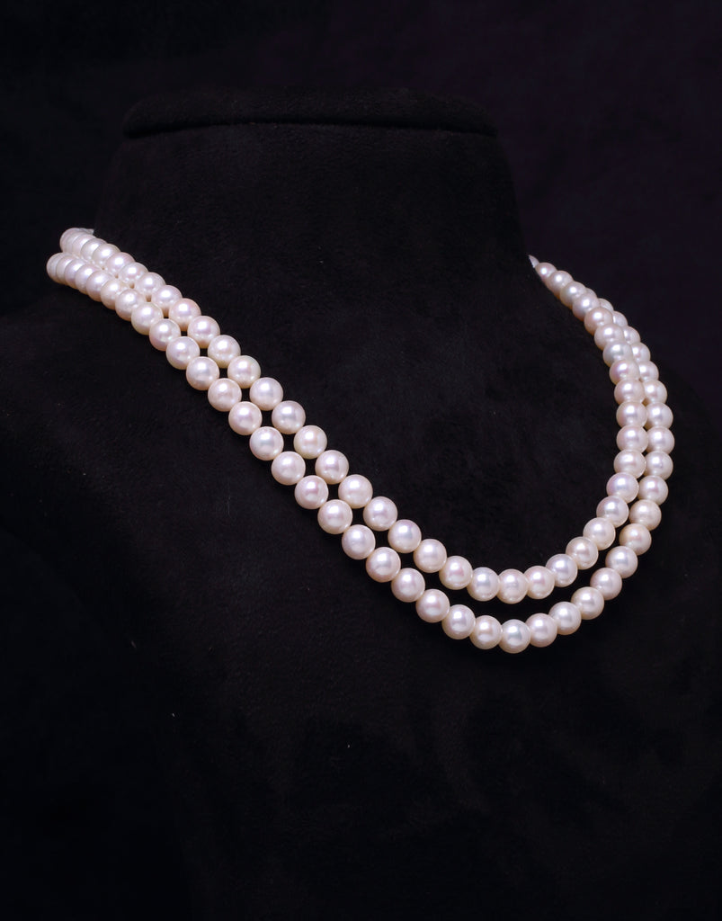 Snow white Cultured Freshwater Pearl Necklace