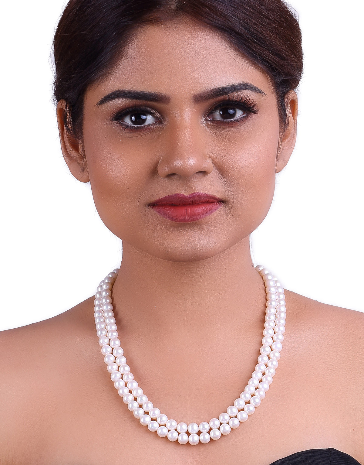 Snow white Cultured Freshwater Pearl Necklace