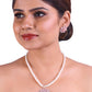 Sophisticated and Ideal Freshwater Pearl Set with Cz Semi Precious Stone