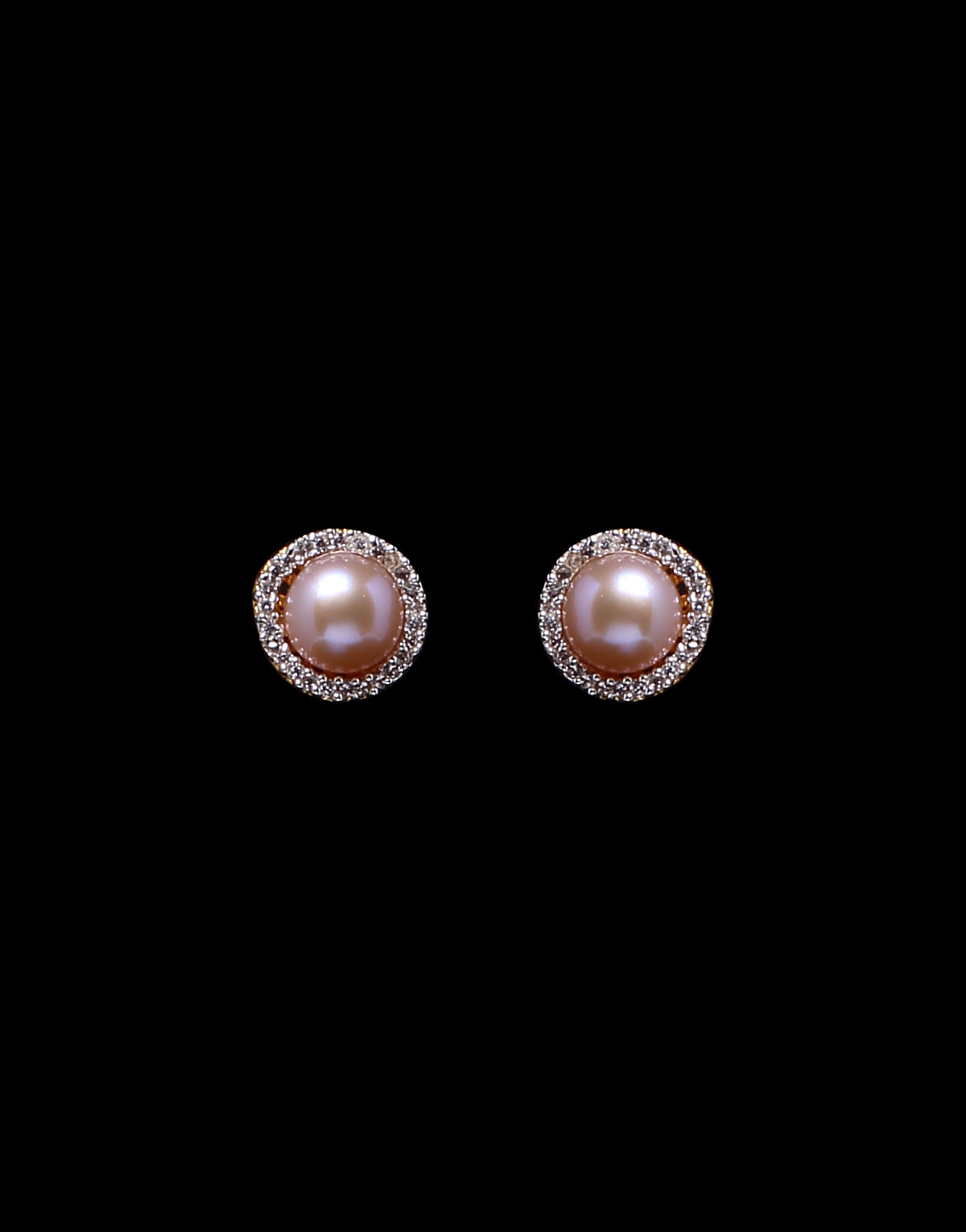 Freshwater Pearl With Cubic Zircon Fancy Stud