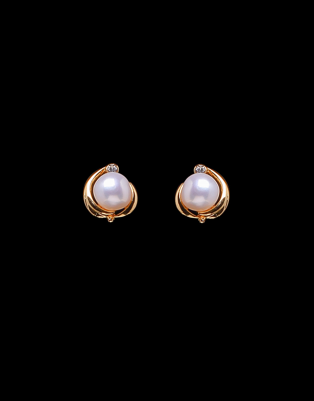Beautiful Freshwater Pearl Fancy Stud Earrings  Mangatrai Gems  Jewels  Pvt Ltd