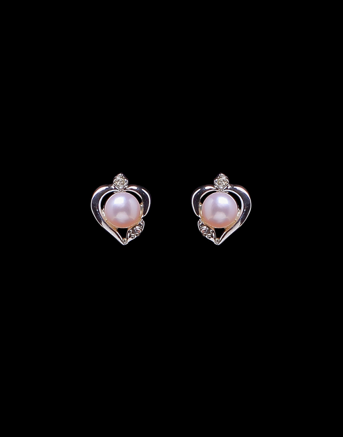 Freshwater Pearl With Cubic Zircon Fancy Stud